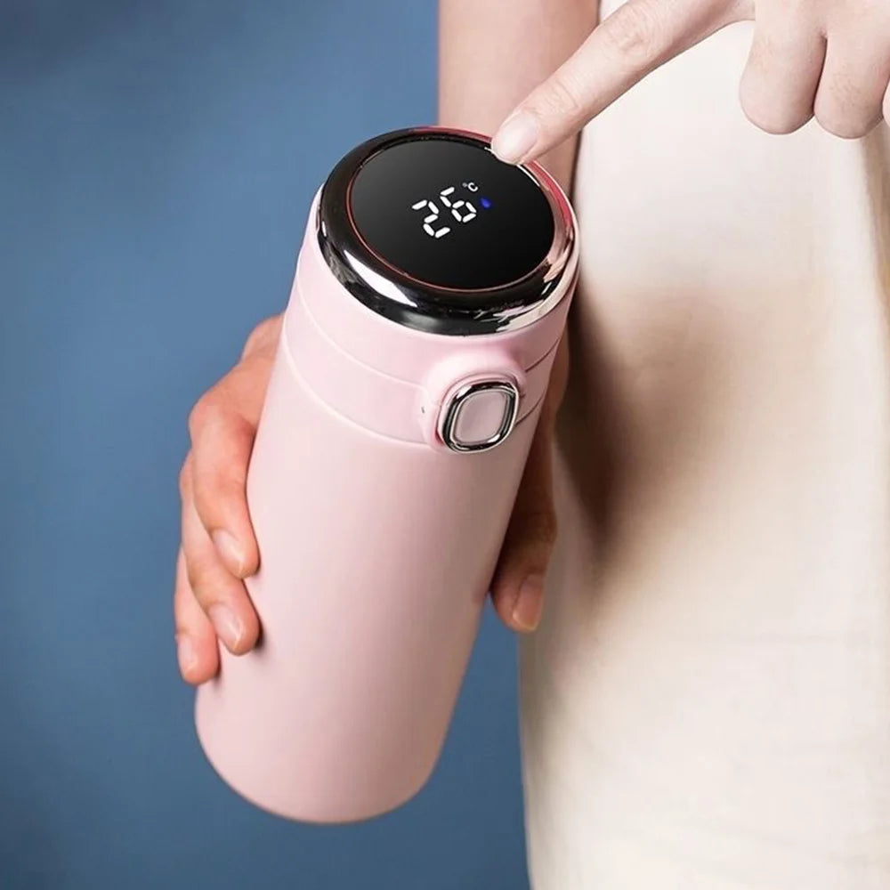 Stainless Steel Smart Thermos Bottle Smart LED Temperature